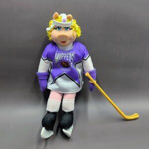 Muppets McDonalds 1995 NHL Miss Piggy Hockey Player Uniform Doll Plush 12"